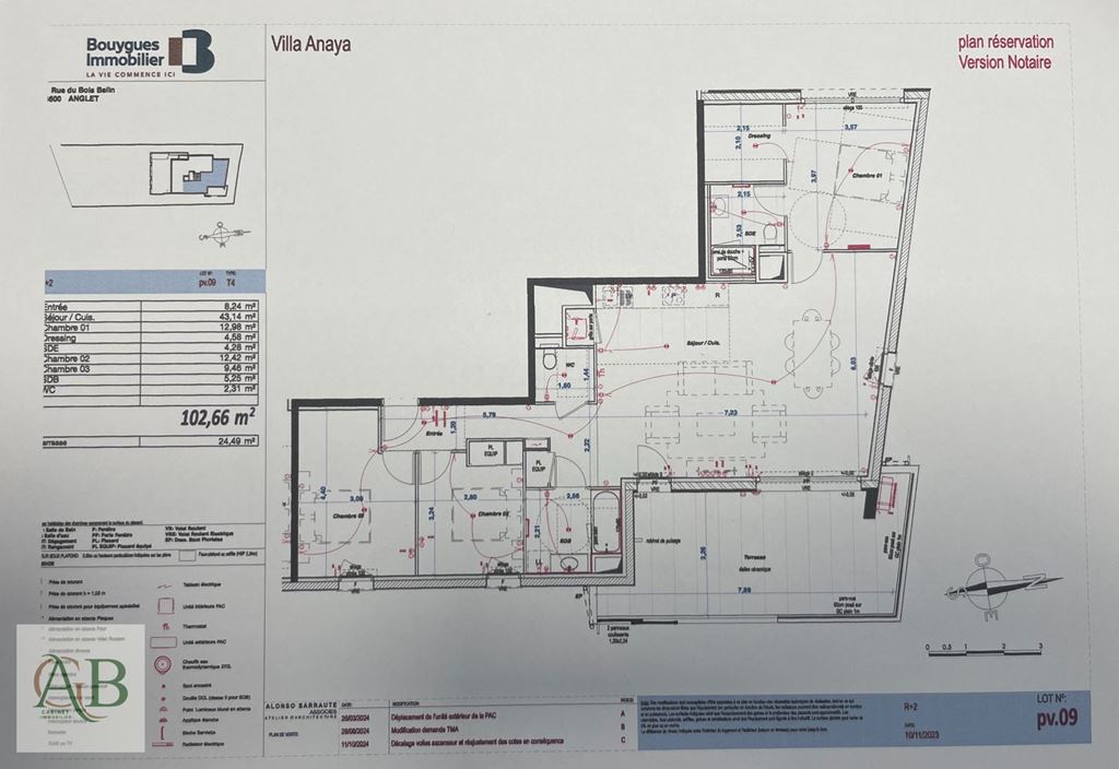 Appartement ANGLET (64600) Cabinet - AGB